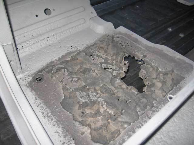 Driver's Floor, Complete with Hole