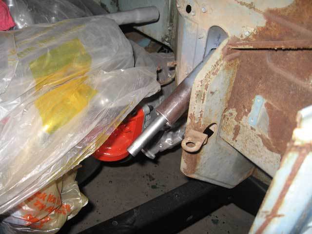 Steering Column and Shaft at the Firewall